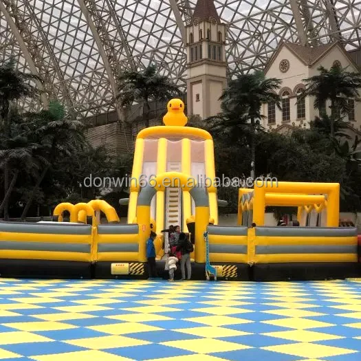 Commercial Customized Kids Bouncy Castle With Slide Amusement Outdoor Fun City Carnival Clown Circus Inflatable Playground