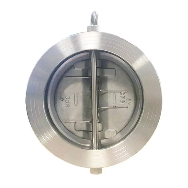 Stainless steel wafer type disc double plat PN16 check valve