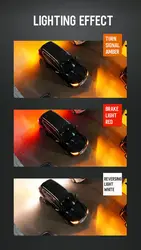 Customization led traffic signal light car accessories signal lights trafic led turn signal lamp for car