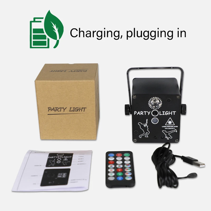 USB charger LED moon lamp mini projector 3hole dj strobe laser club light outdoor 6v smd modern high power smart home light room