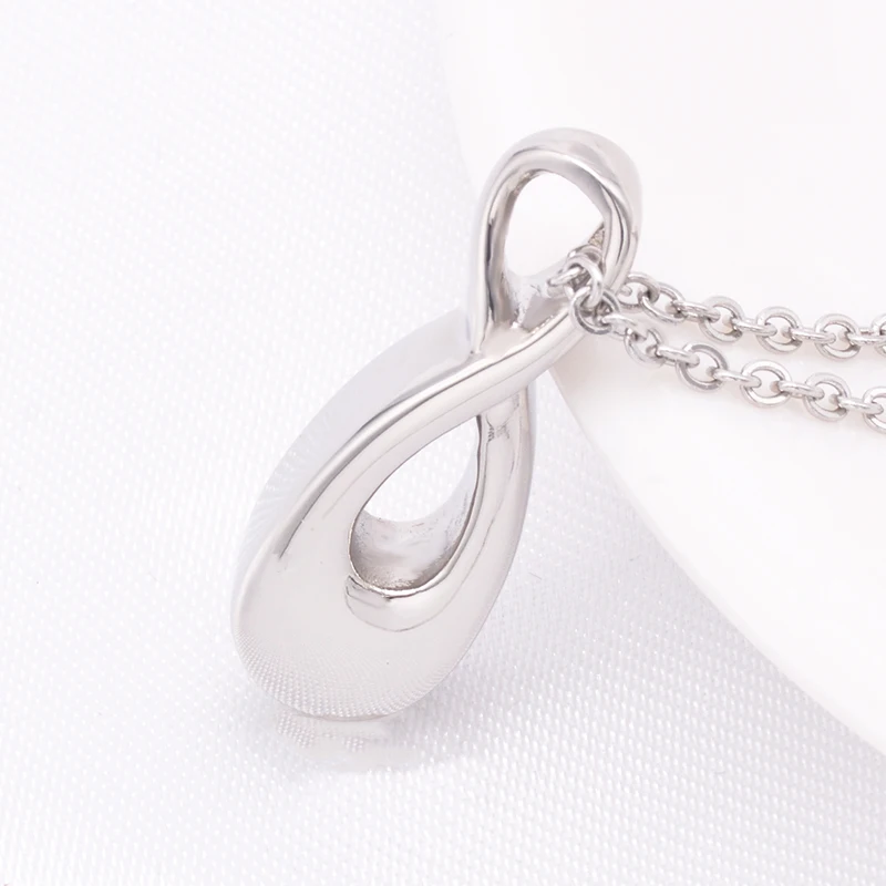 Perfume Essentials Oil Infinity Necklace Keepsake Pendant Forever Memorials Urn Pendant Stainless Steel Cremation Jewelry
