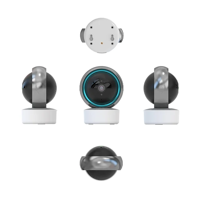 NEW design 1080P remote control smart wifi cameras CCTV APP control could storage indoor camera two-way audio speaker