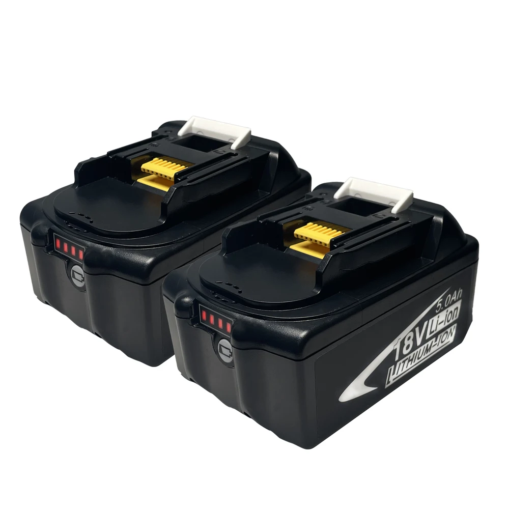 5.0Ah 18V BL1860B Replacement Lithium ion Battery Compatible with Makita 18 Volt Battery BL1860 BL1850 BL1840