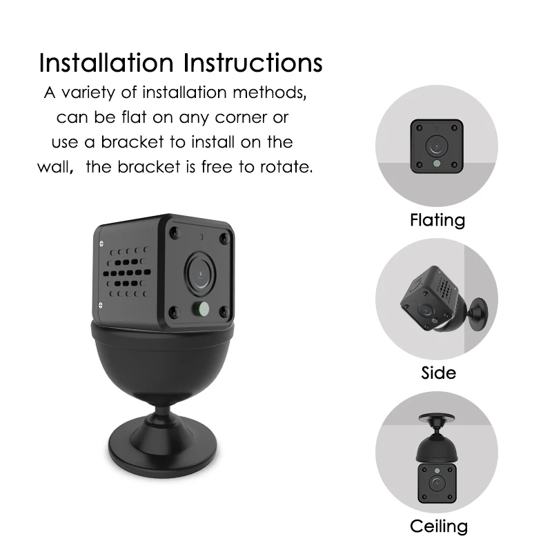 Factory Wholesale Wireless Security Camera Cctv  Brand Home Security Cameras Tuya Mini Camera