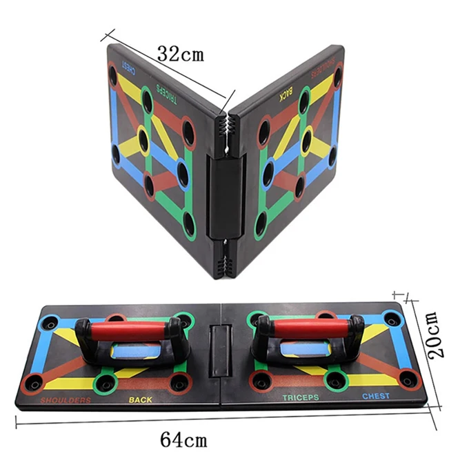 Household Multifunction Push Up Rack Board 9 System Comprehensive Fitness Exercise Workout Push up Stands Body Building Training