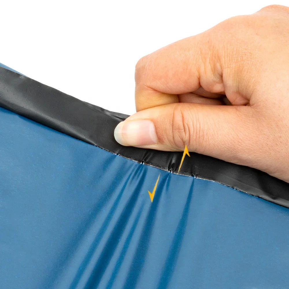 shipping poly mailer 60cm chips plastic turquoise mailing bag combustable mail bags blue