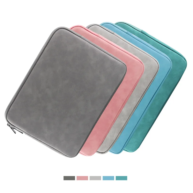 PU leather laptop bag HIGHT QUALITY Factory wholesale 11~15.6 inches computer bag simple style waterproof laptop sleeve