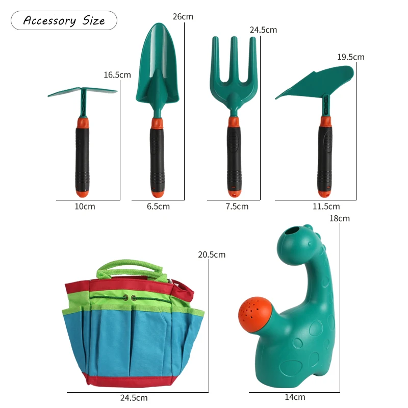 Manufacturer Bulk Wholesale LT9901 Hands-On Ability Development Gardening Tool Set Outdoor Play Kids Garden Toys with Trolley