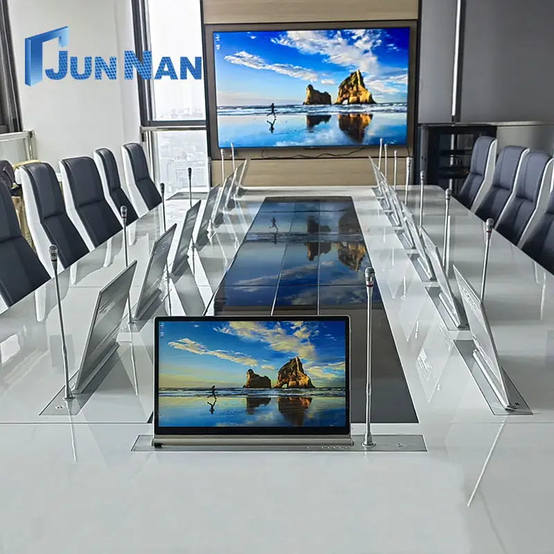 Synchronized Lift Microphone System Table Conference Lcd Monitor Lift microphone lift