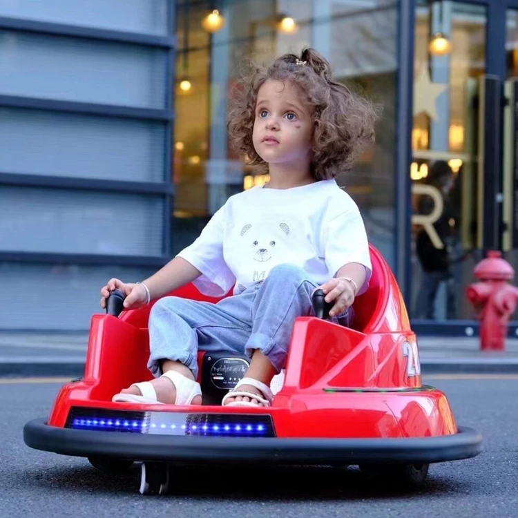 Hot Selling Child Electric bumper Toy Car 24V Battery Power Remote Control Ride-on Kids Bumper Car PC & Plastic Material