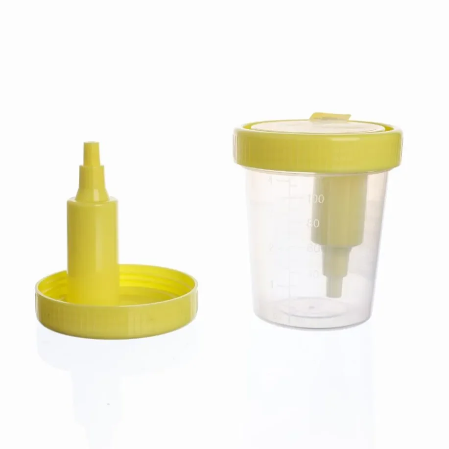 Disposable Lab Sterile Urine Test Cup Container 60ml 100ml 120ml Urine Sample Cup