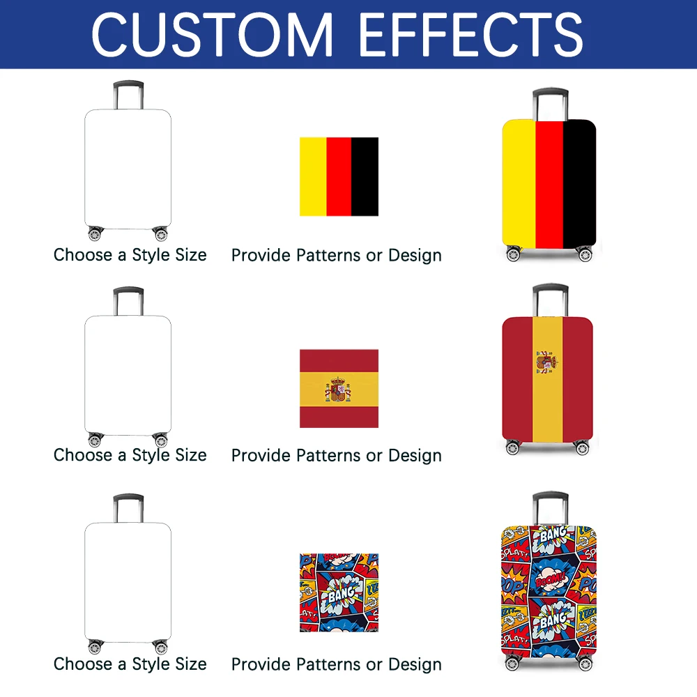 Valiz Koruyucu Cache Valise Kofferhoes Cubiertas Equipaje Cubre Maletas Viajes Capa Pra Mala De Malha