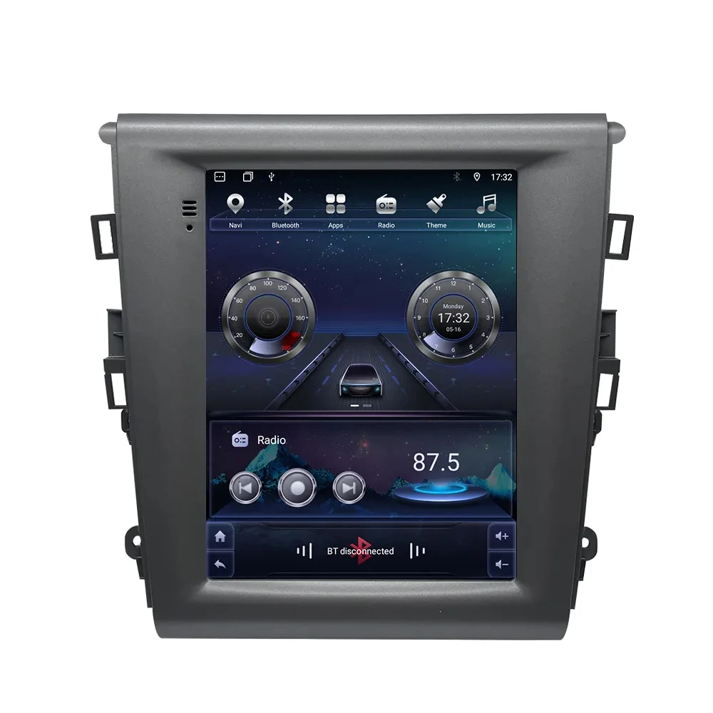 9.7 Inch Android Tesla Style Car Stereo Touch Screen For Ford Mondeo /fusion 2013-2017 Car Dvd Player Universal Car Radio Gps