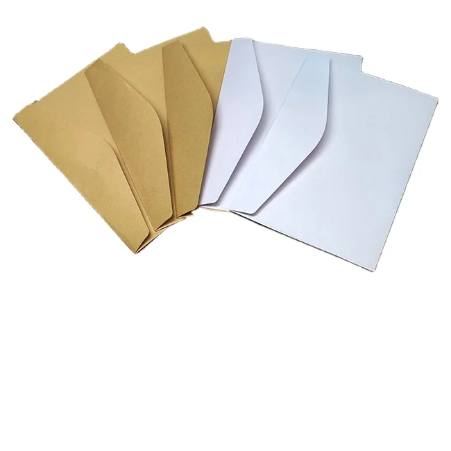 Alibaba Supplier Custom Logo Colored Envelope Wedding Delicate Design Envelope Wallet Business Ordinary Paper Material Origin