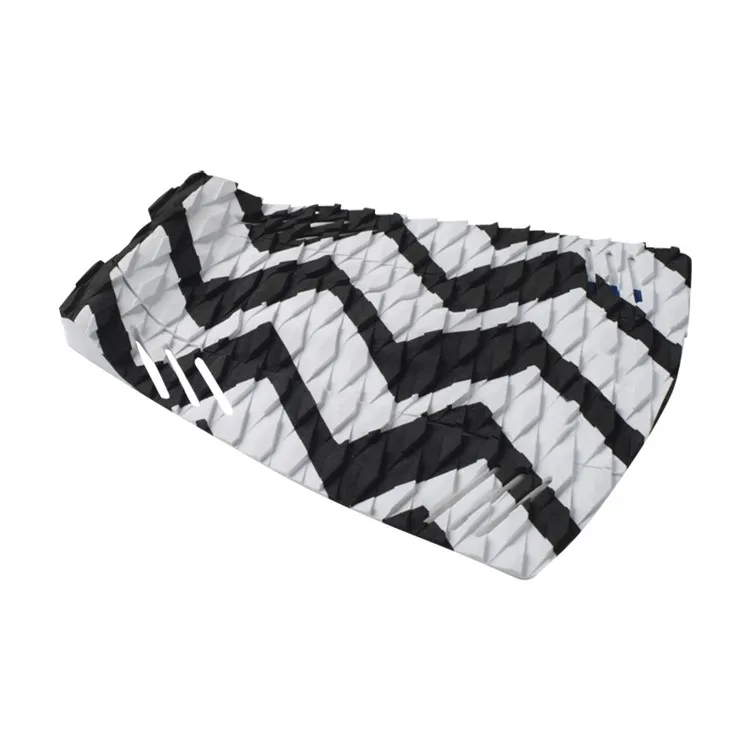 Oem Custom Pvc Logo 3 Piece Eco-friendly Self Adhesive 5mm Custom Surfboard Sup Eva Tail Surf Traction Pad For Surfboard