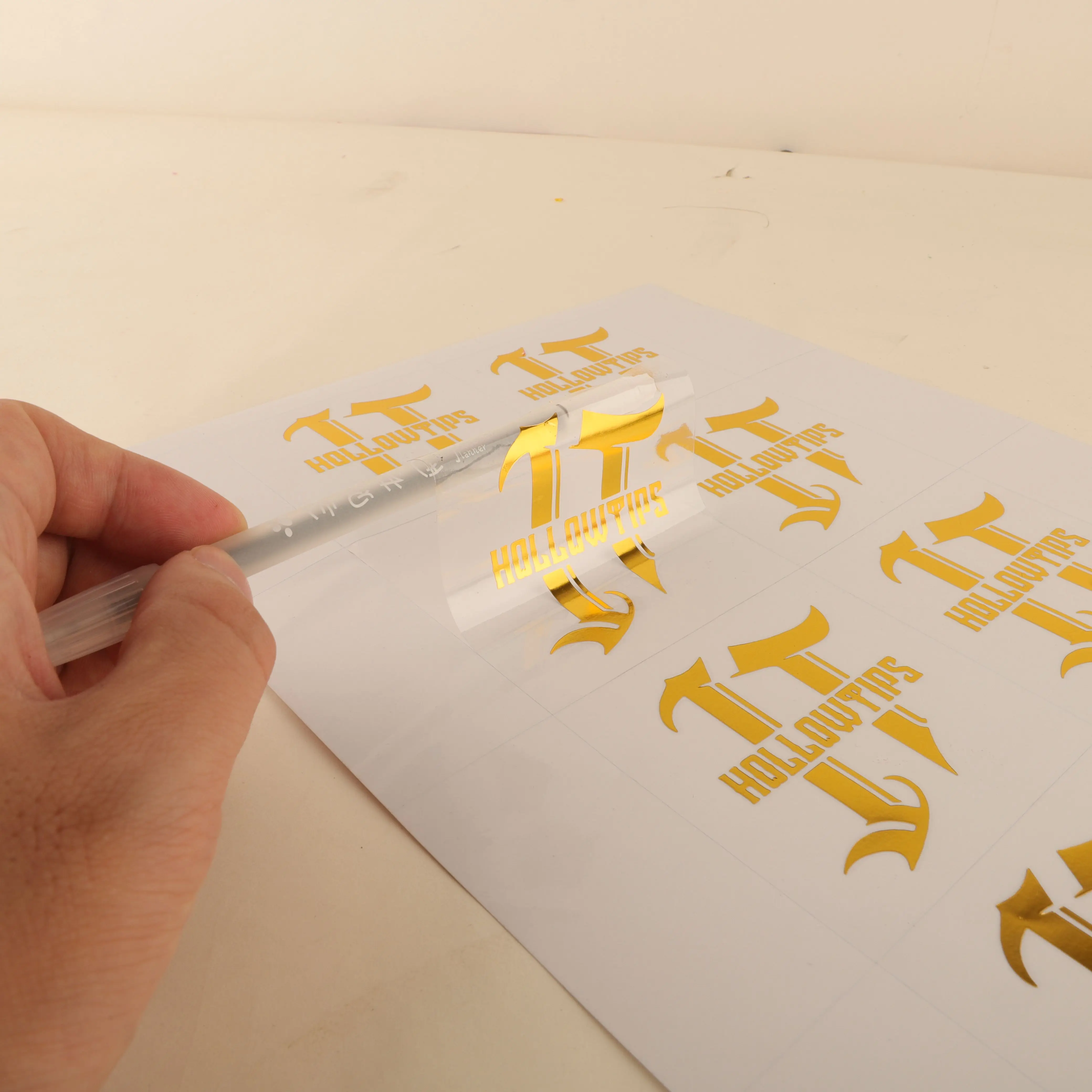 custom Transparent PVC Vinyl adhesive Sticker label for bottle label clear shampoo bottle label design