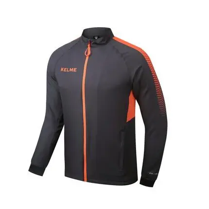 KELME custom unisex jacket full zipper adult sports football training jacket long sleeve soccer team training jacket