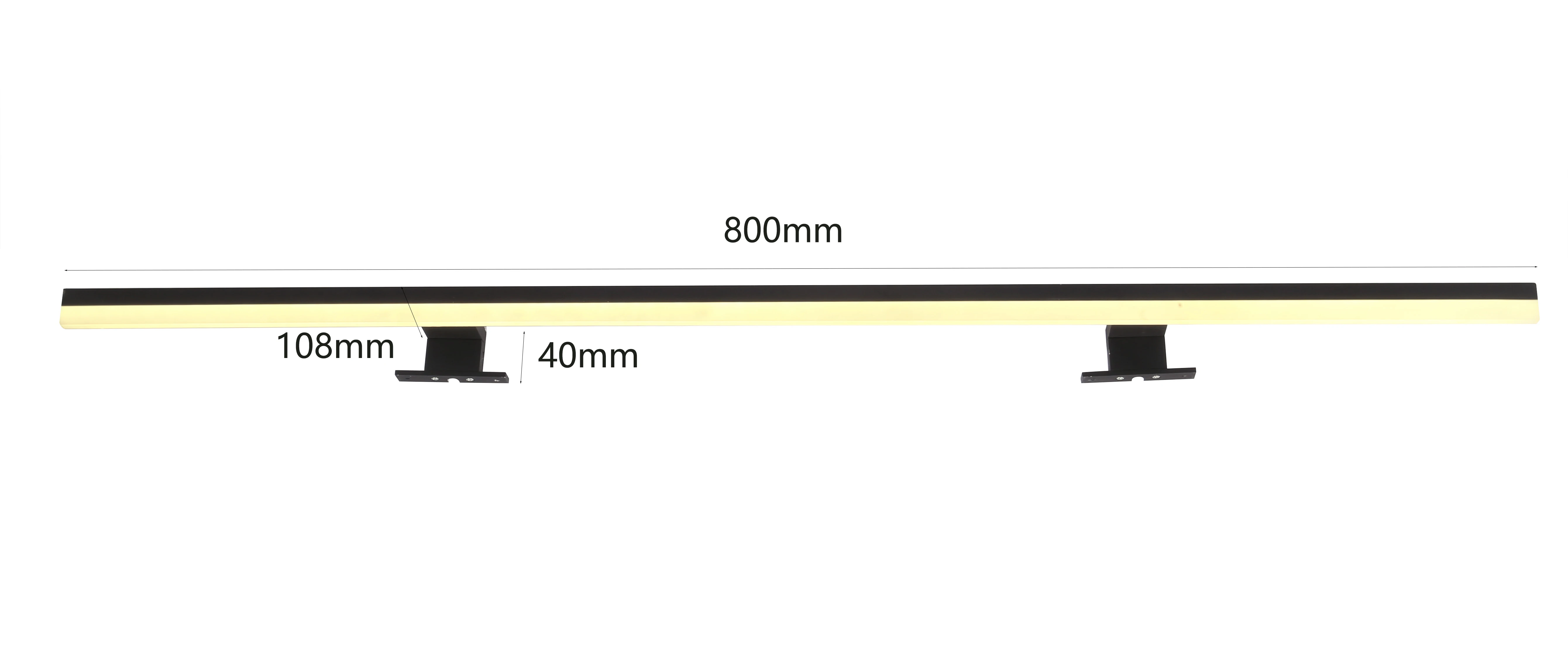 800mm length  LED mirror cabinet light for bathroom hotel