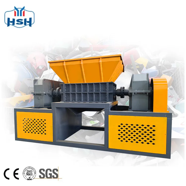 High output plastic crushing machine recycling eps foam shredder plastic crushing machine
