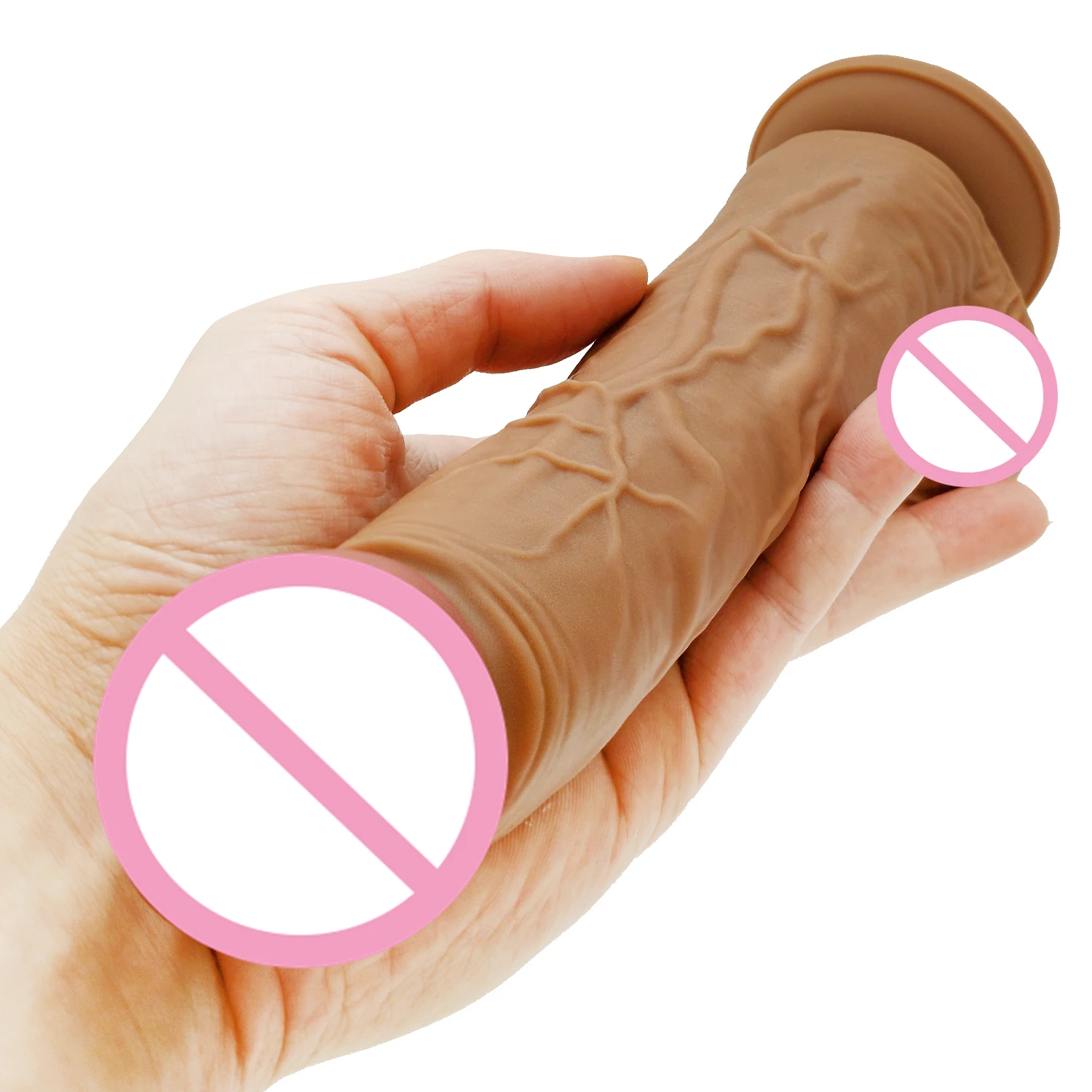 8 inch Realistic Dildo Soft Silicone Huge Penis With Suction Cup Sex Toys for Woman Anal Masturbation