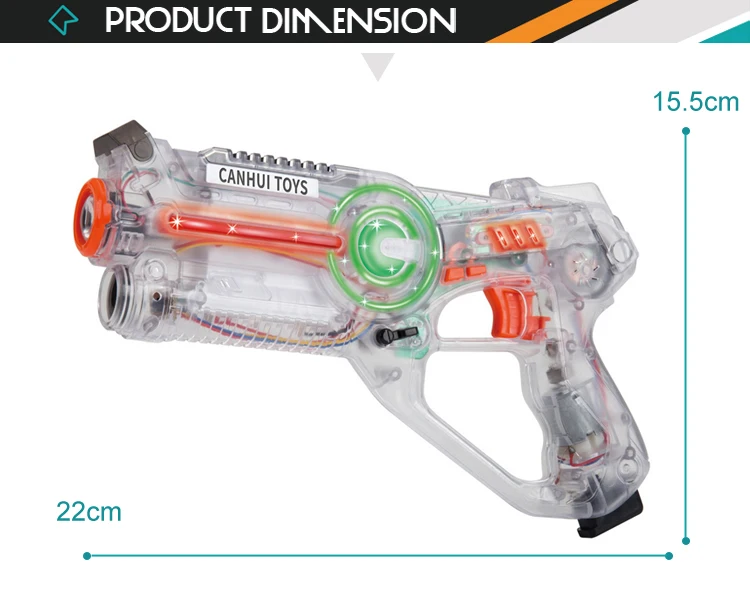 Light Sound Electric Kids Toy Laser Gun With Walkie Talkie Helicopter