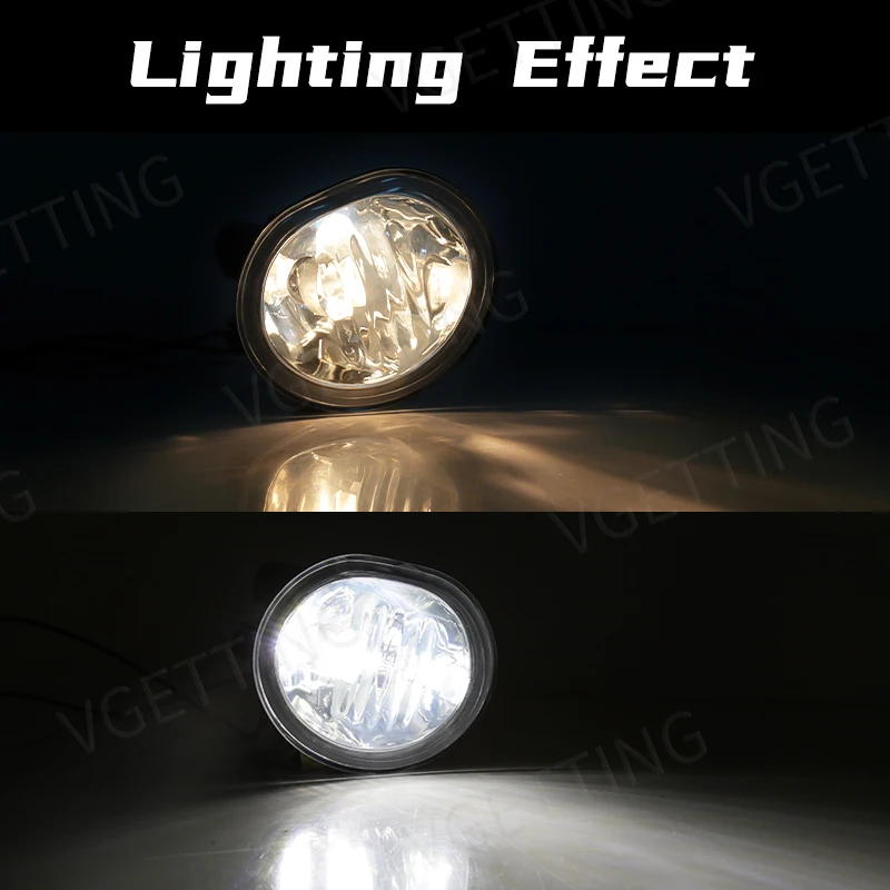 Waterproof Auto Parts Halogen Fog Lamps Front Bumper Driving Light for Toyota Matrix Pontiac Vibe 2003 - 2008
