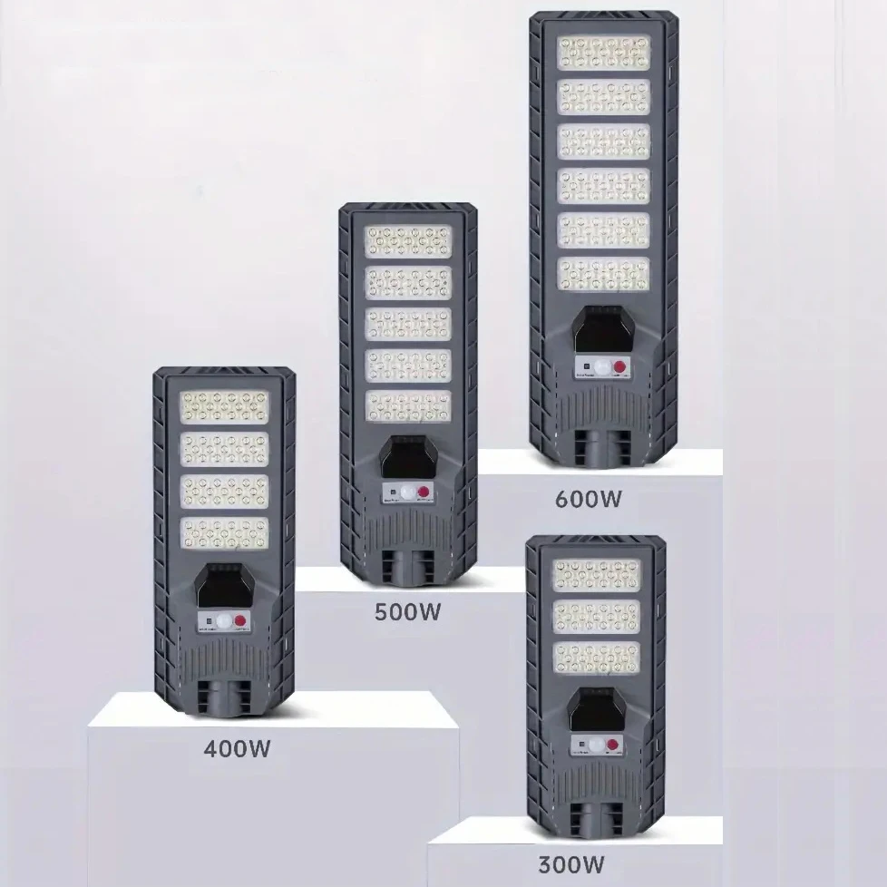 New Outdoor Lighting Solar Street Lamp Landscape Garden Ip66 Waterproof 300W 400W 500W 600W All In One LED Solar Street Light