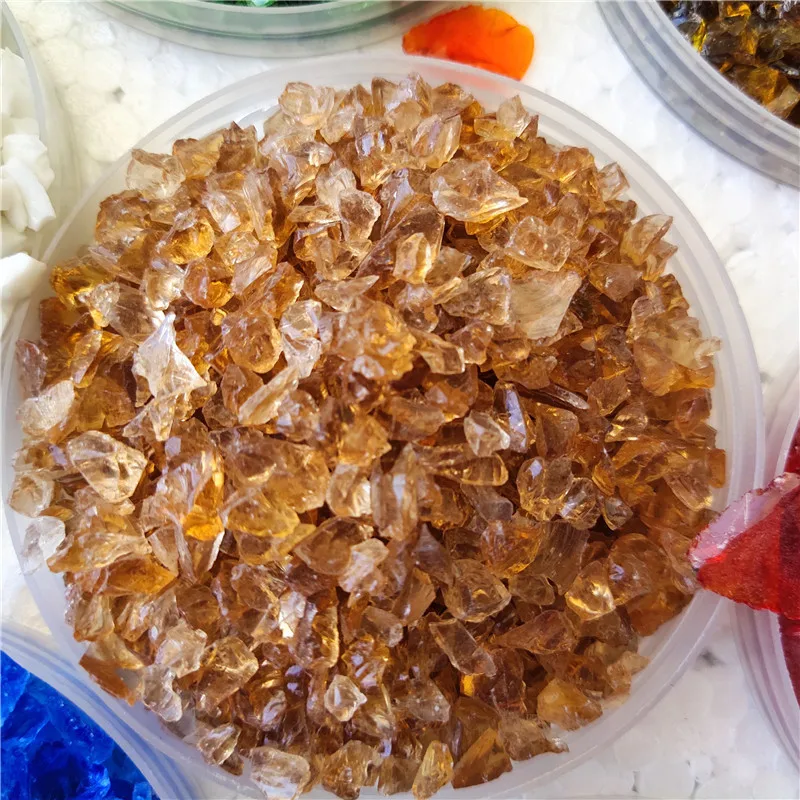 Factory Price Various Colors glass sand landscaping Glass Sand