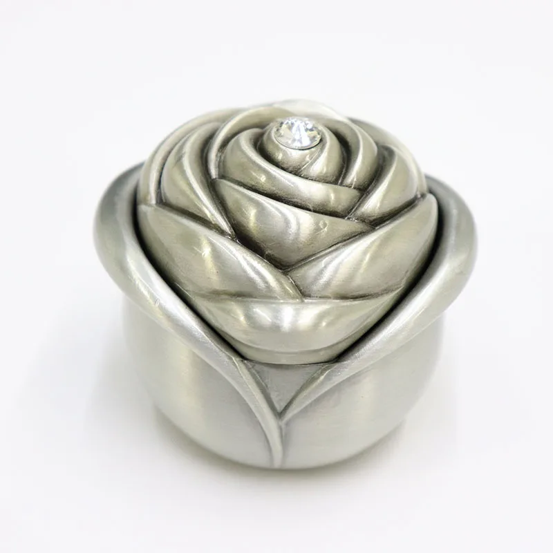 European Style Min Gift  Never Withered Immortal Eternal Life Preserved Rose in Enchanted Ring Box