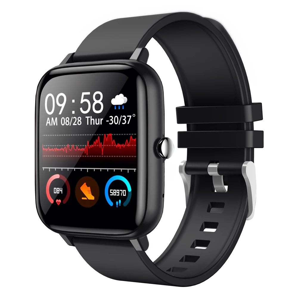wholesale cheap P6 Reloj Inteligente Smartwatch With Heart Rate Blood Pressure Waterproof P8 men women Sports Smart Watch