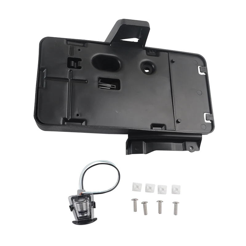 Черная рамка для заднего номерного знака в американском стиле для Jeep Wrangler JK 07 + 4x4, аксессуары от производителя Maiker