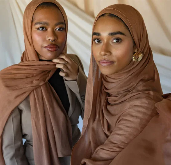 Custom High-quality modal jersey cotton scarf stretchy hijab plain head scarves cotton shawl muslin hijab for women