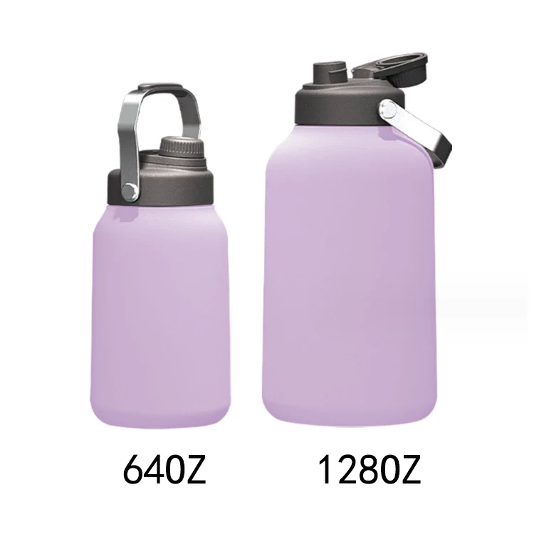 128 oz 64 oz New Personalized 316 Stainless Steel Nice Water Bottle Sport Gym Double Wall Insulated Vacuum Flasks With Lid
