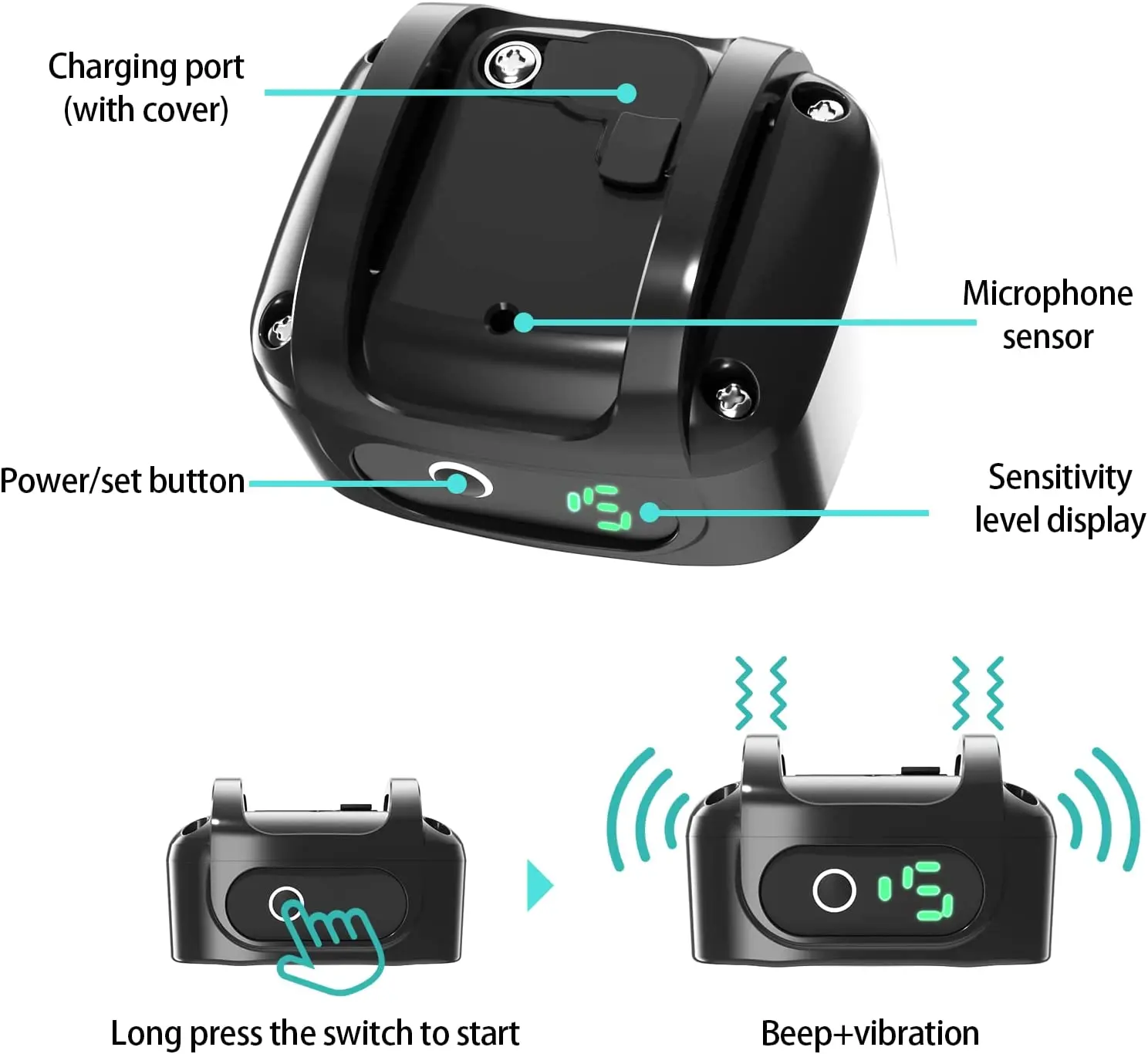 iPetDognew best price good quality made in China electric shock self defense Professional