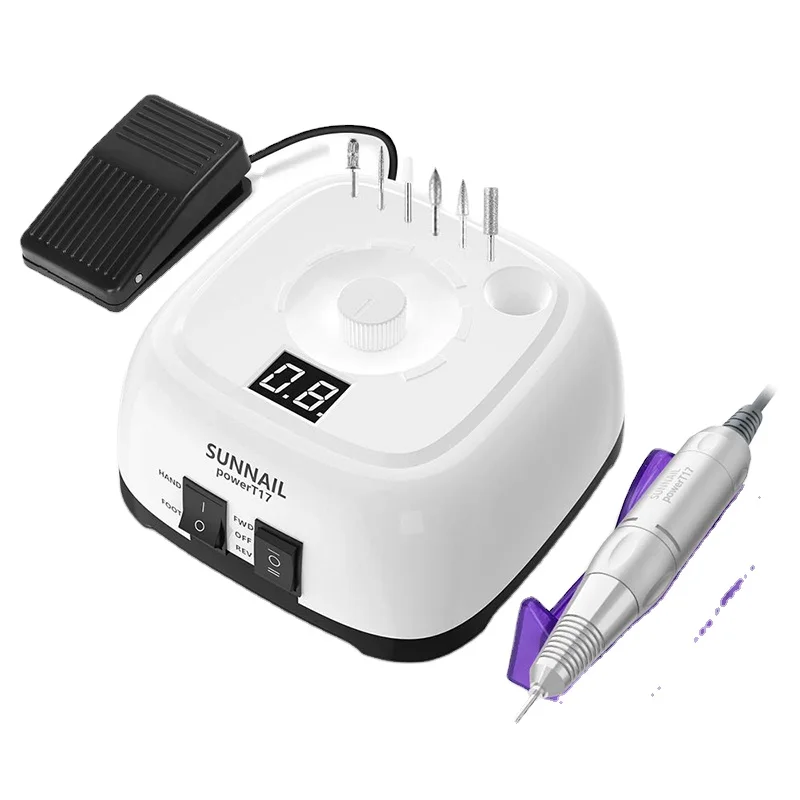 Nailgirls Pro 35000rpm Nail Drill Polishing Machine 60W Electric Nail File E-File Rechargeable Salon Manicure Nail Art Accessory