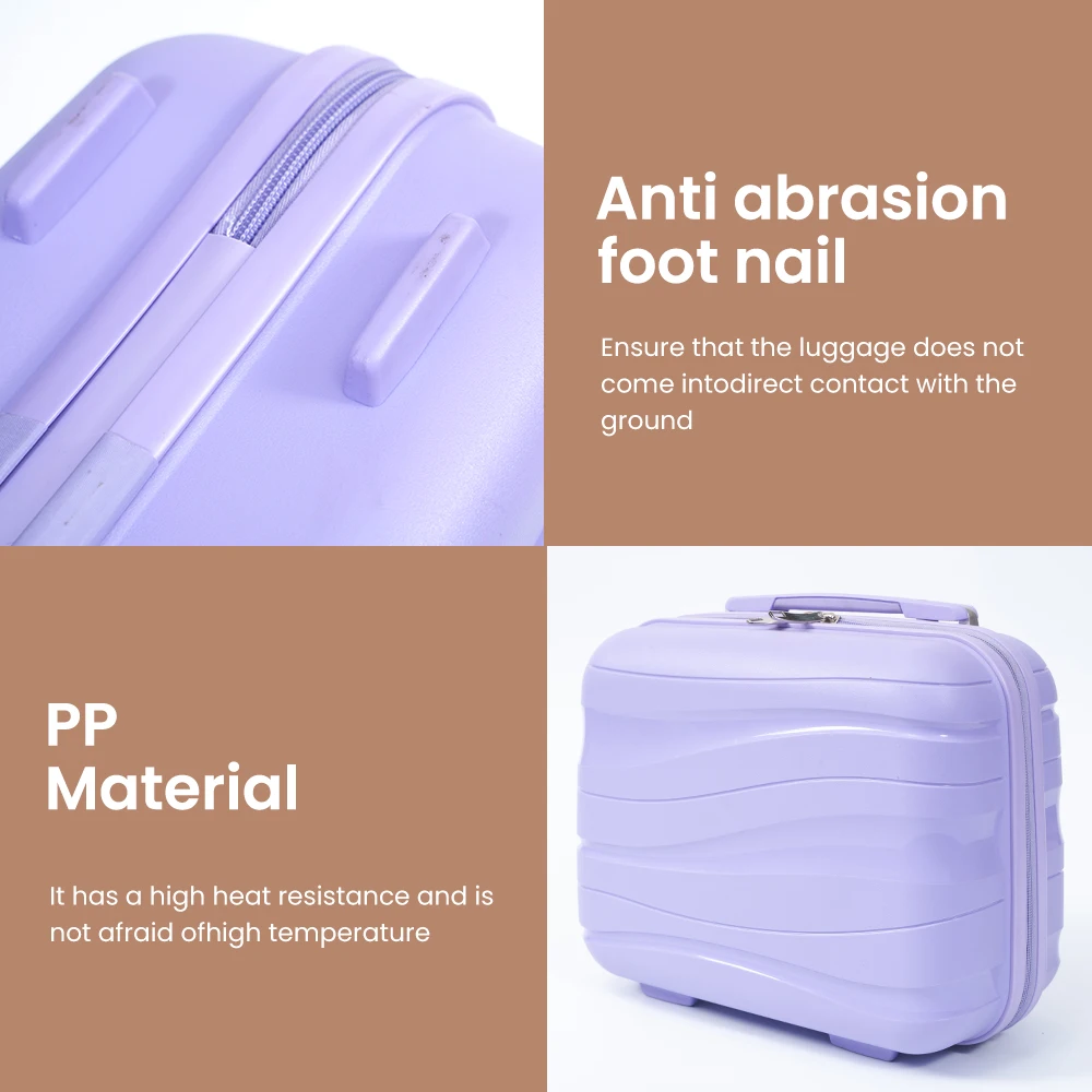 Carrying on Case Makeup Suitcase 14 inch Travel Luggage Small trolley cosmetic case