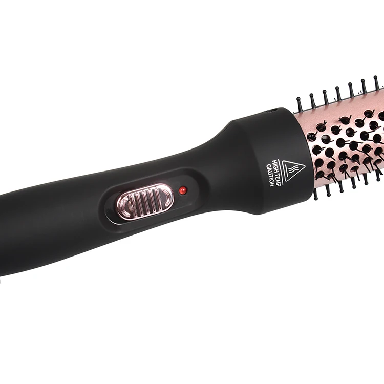 Цветная электрическая керамическая пластина для выпрямления волос, щипцы для завивки волос, щетка с щетиной