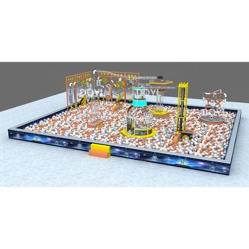 science museum equipment  indoor playground interactive tunnel maze kids play amusement park ball pipe wall games