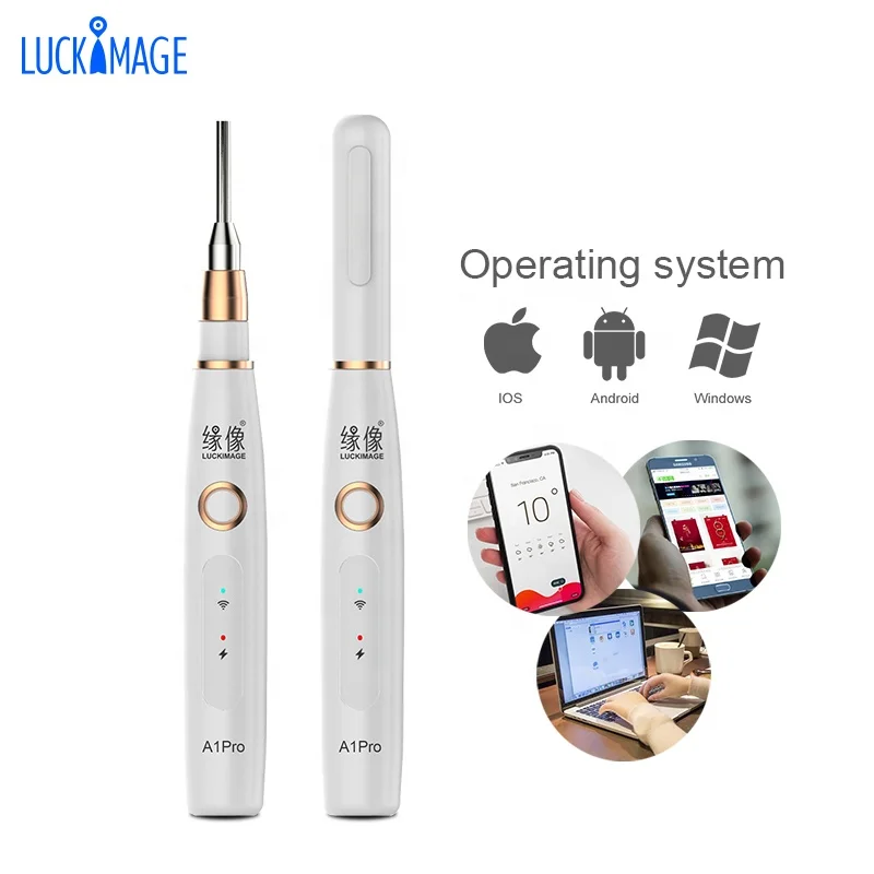  Luckimage заводская цена hd wifi Мини цифровой otoscope & офтальмоскоп наборы ухо эндоскоп