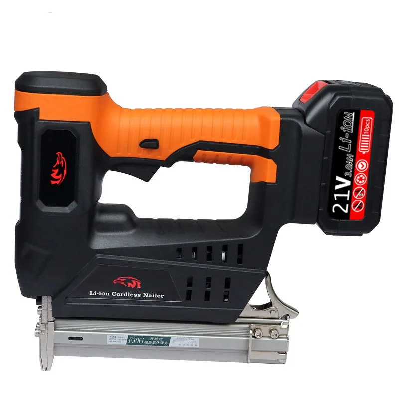 Литиевый перезаряжаемый электрический пистолет для ногтей беспроводной зарядный деревообрабатывающий