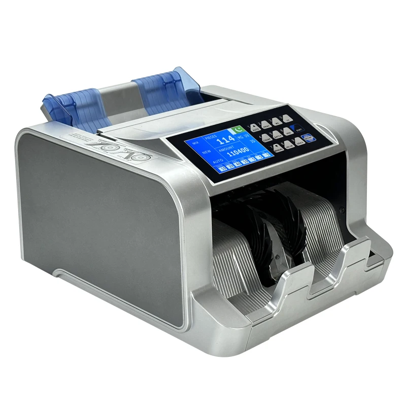 TFT display PKR Euro denomination  money counter bill counter machine money counting which can put the national flag on it