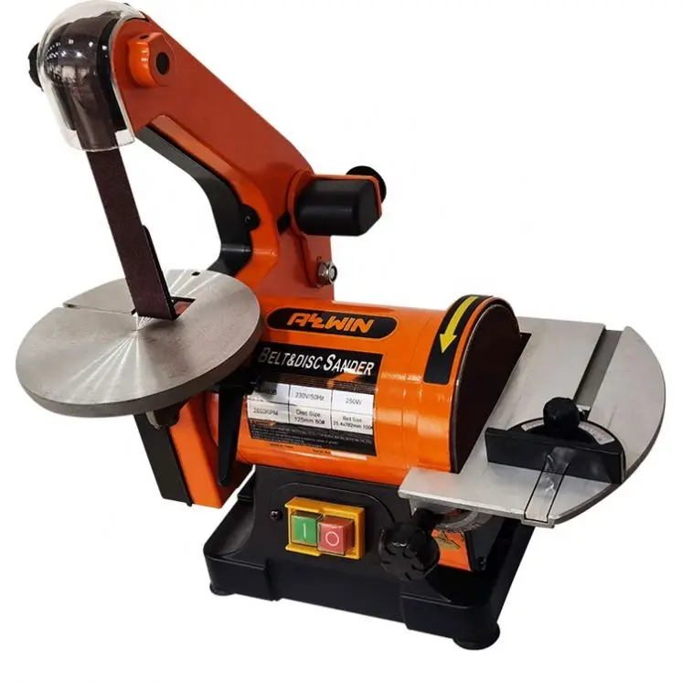 Allwin combination power tool 1 inch * 30 inch belt sander with 5 inch disc sanding
