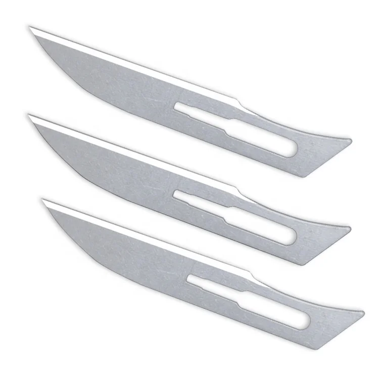 Нет. 14 одноразовых медицинских хирургических скальпельных лезвий из углеродистой или нержавеющей стали