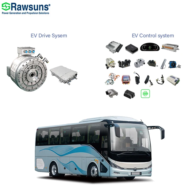 Rawsuns AC Motor Synchronous Electric Motors Car 70kw 120kw RSTM424 for 8M Bus Electric Bus Traction Motor for Electric Vehicle