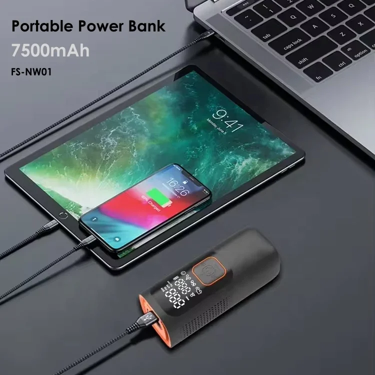 Hot-selling car accessories Portable Air Pump Car Tires Air Pump Car Tire Inflator With Pressure Gauge