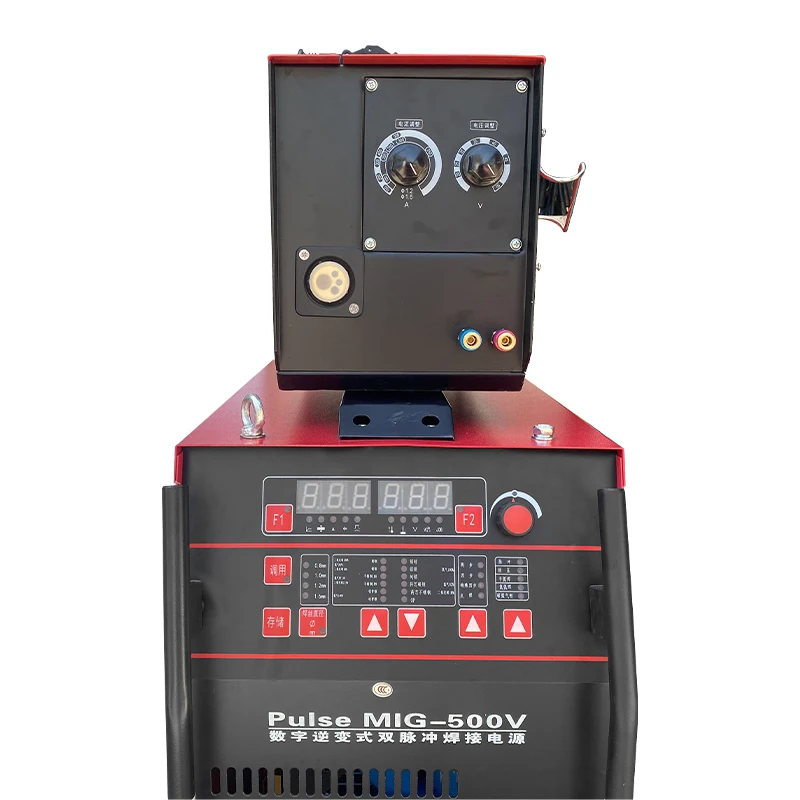 Full digital  MIG-500 380V double pulse gas shielded welding machine  pulse gas shielded aluminum welding machine