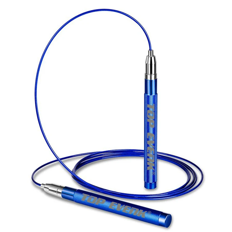 Новинка, фитнес-тренировочная алюминиевая металлическая Легкая самоблокирующаяся Регулируемая высокоскоростная Скакалка