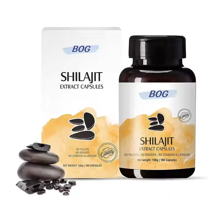 Shilajit resin extract - 1000mg max potency, 85+ trace minerals, Humic & Fulvic acid. For both sexes. Supports immunitye