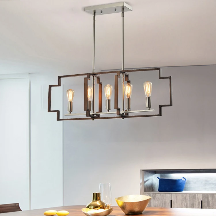 JF High Quality CE ETL Certificate Metal Black Gold E12 40W Pendant Lamp