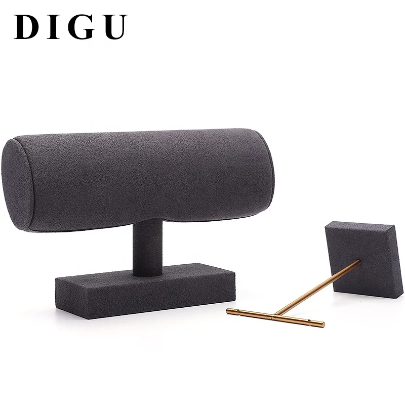 Headband Hoop Tiara Hair Head Rope Hair Ring Diamond Jewelry Display Stand Storage Rack Flannelette Bracelet Holder